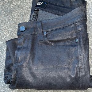 PAIGE Verdugo Coated Ultra Skinny- Coated Faux Leather